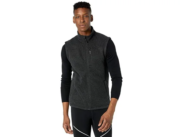 Smartwool Hudson Trail Fleece Vest - Men's Dark Charcoal, M