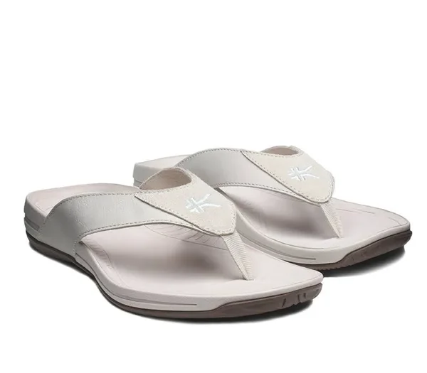 KURU Footwear Women's Kala Shoes in Froth/Airwave Size 6, Leather - Best Shoes for Plantar Fasciitis Heel Pain