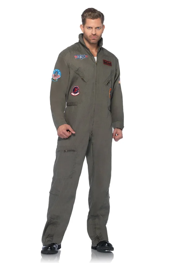 Top Gun Men's Flight Suit Costume