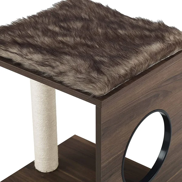 Sam&s Pets Sheree 17-in Cat Tree - Light Brown