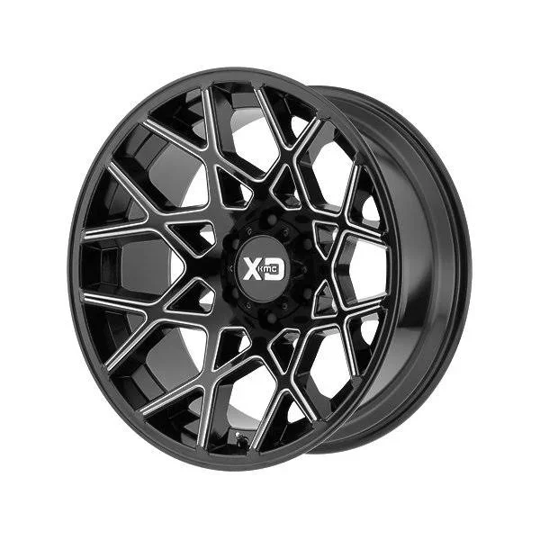 XD Series XD831 Chopstix Wheels in Gloss Black with Milled Face - XD83121288344N