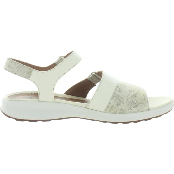 Women's Clarks Un Adorn Ease Sandal - 12 M - Taupe Metallic Leather