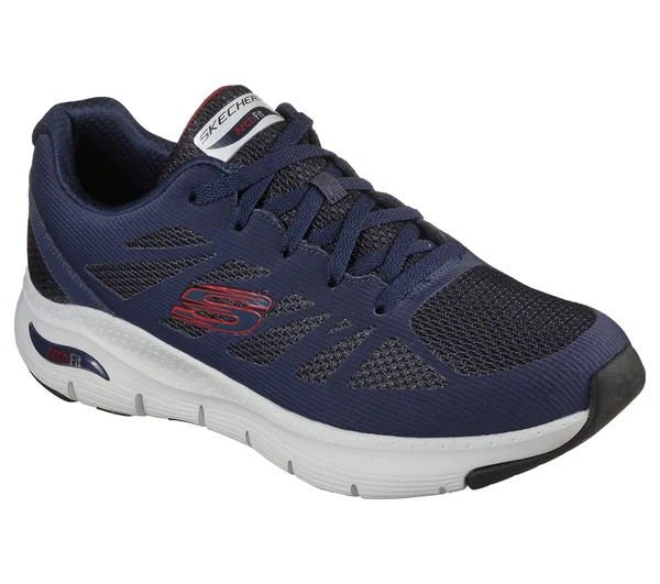 Skechers Arch Fit - Charge Back Navy - Red - Size 7.5