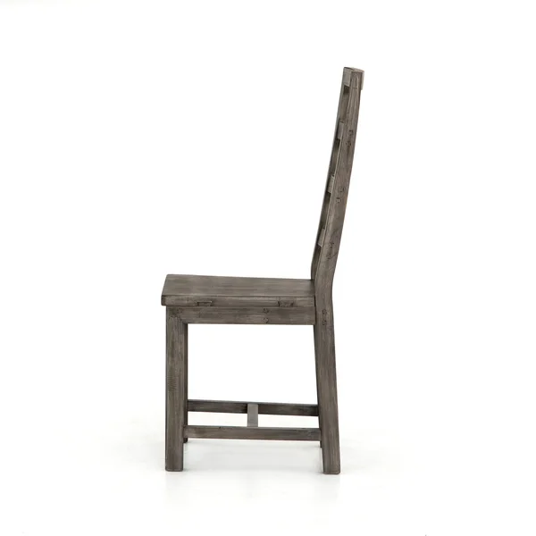 Four Hands Black Olive Post & Rail Dining Chair