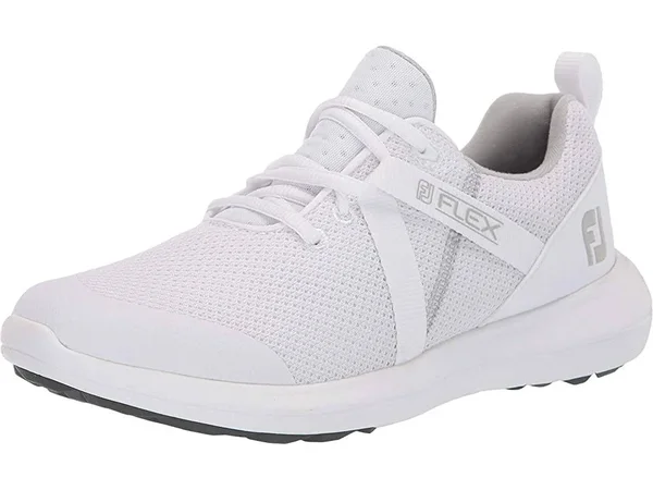 FootJoy Women's Flex Golf Shoes - Size: 6.5 Wide, White