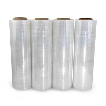 IDL Packaging 18 inch x 1500' 80 GA Hand Stretch/shrink Film Roll - Clear (Pack of 4) F-1880-4