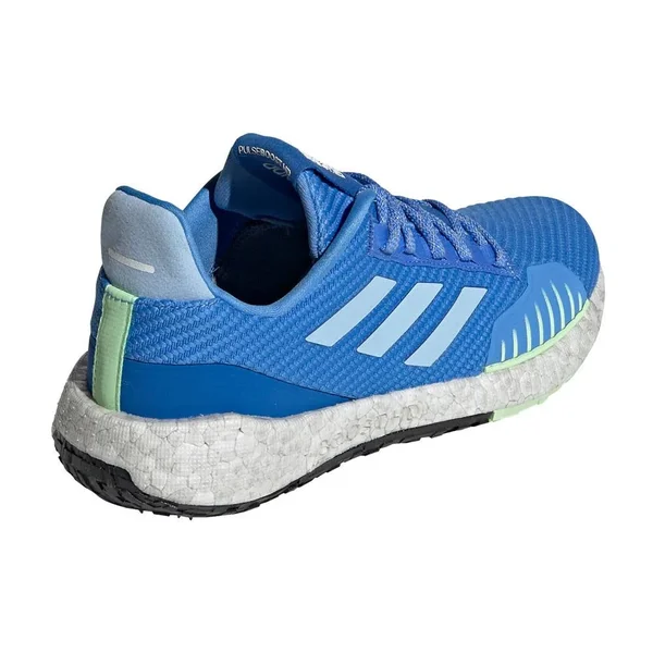 Adidas Pulseboost HD Ladies Running Shoes, Size 5, Blue/White