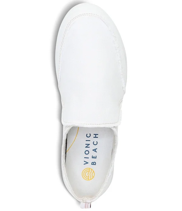 Vionic Malibu Slip on with Arch Support in Black Canvas