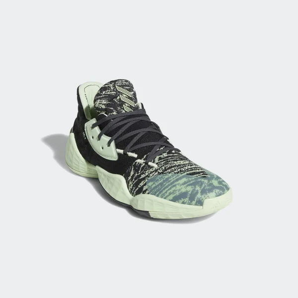 Adidas Harden Vol. 4 Shoes Green 17 - Mens Basketball Shoes