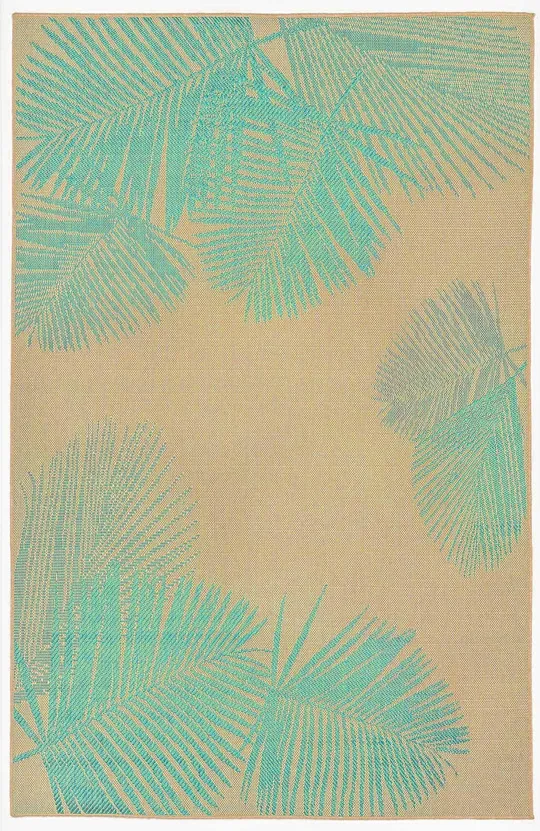 Liora Manne Terrace Palm 39x22 x 59x22 Rug - Turquoise
