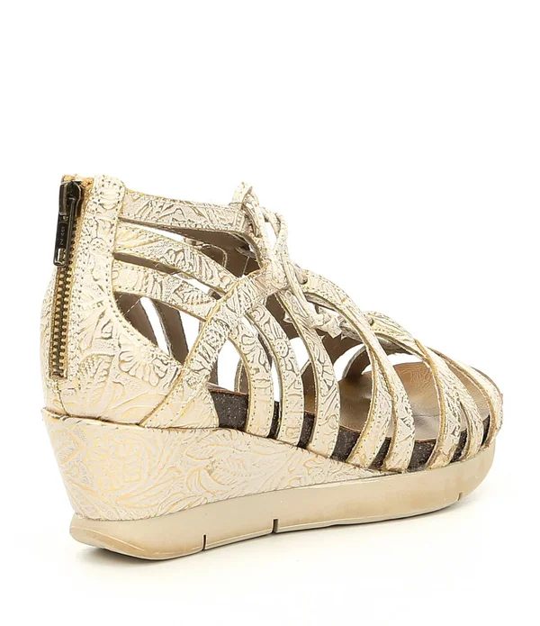 OTBT Women's Nomadic Sandals Gold Yellow 8.5 M