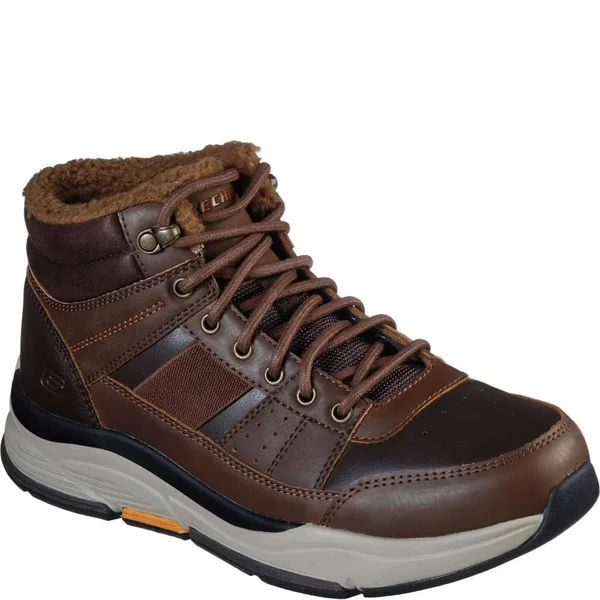 Skechers Men's Relaxed Fit Segment Garnet Boot - Dark Brown