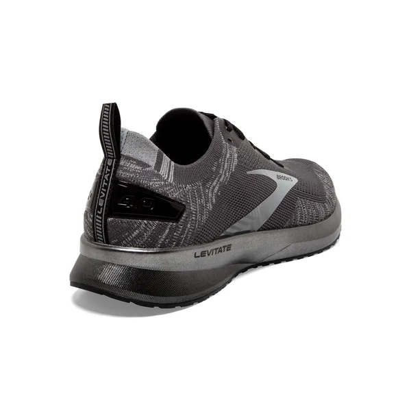 Brooks Men's Levitate 4 Blackened Pearl/Grey/Black - 15, D