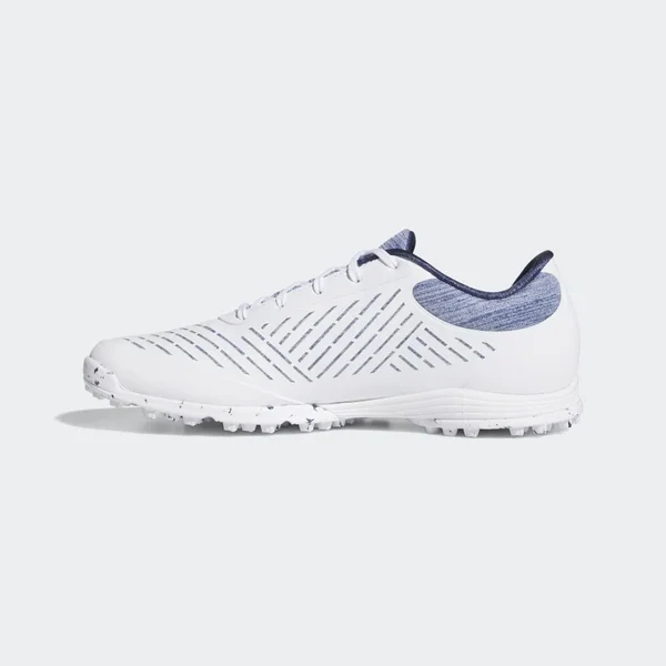 Adidas Women's Adipure Sport 2.0 Golf Shoes White/Silver/Blue M 6.5