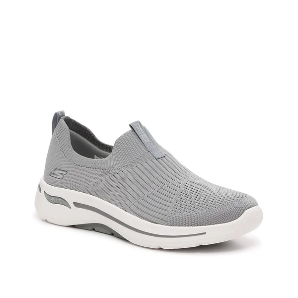 Women's Skechers GOwalk Arch Fit Iconic Slip-On, Size: 6, Gray