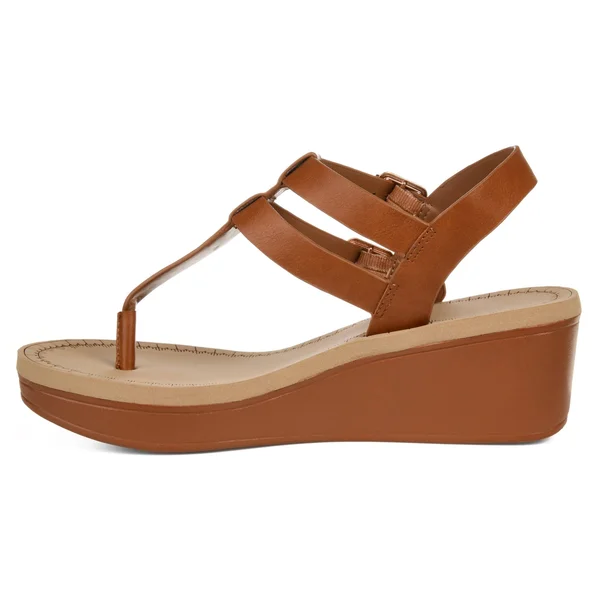 Journee Collection Bianca Women's Wedge Sandals - Size: 11, White