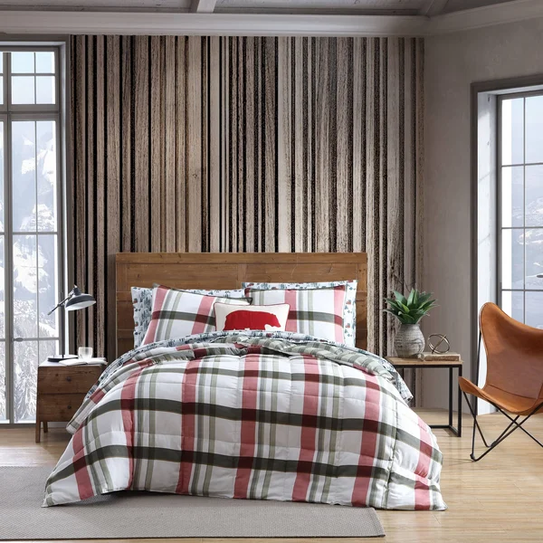 Eddie Bauer Stanton Plaid Comforter Set, Twin