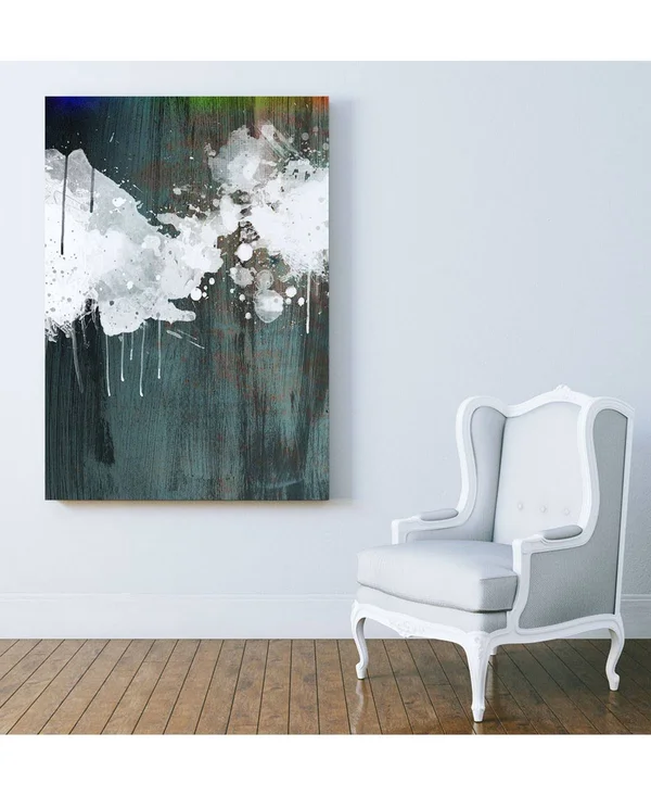CLICART 24 in. x 36 in. Clouds II by Enrico Varrasso Wall Art - White/ Blue