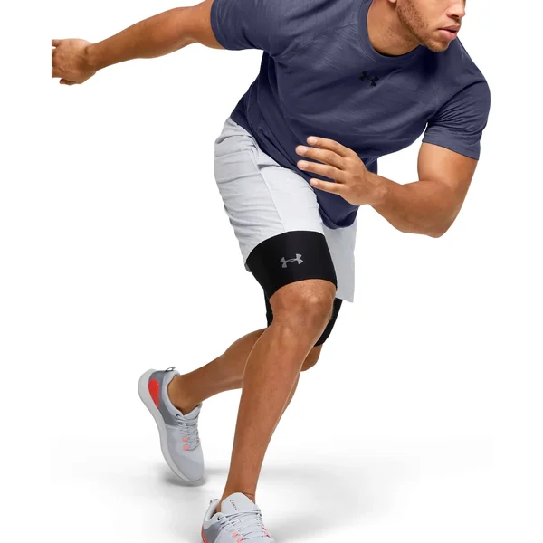 Under Armour Men's Charged Cotton Short Sleeve - Blue