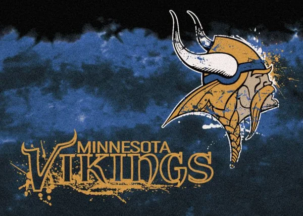 Minnesota Vikings NFL Team Spirit Area Rug