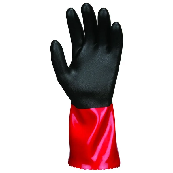 MCR Safety PredaStretch PVC/Nitrile Gloves - Seamless Nylon Shell - 12x22 Gauntlet Cuffs - XL - MG9648