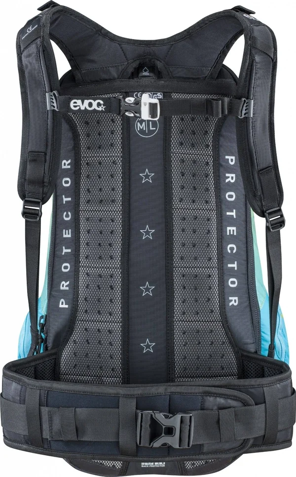 EVOC - FR Trail Women PROTECTOR, 20L, Backpack, Sulphur/Neon Blue, S