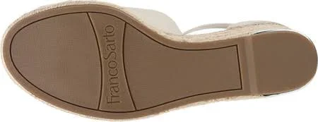 Franco Sarto Carma Espadrille Wedge Sandal, 8.5, Leather