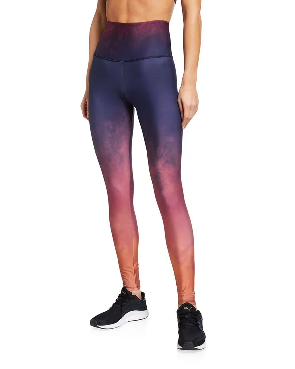 Onzie Graphic High-Rise Midi Legging - Firestone, Women's, Xs