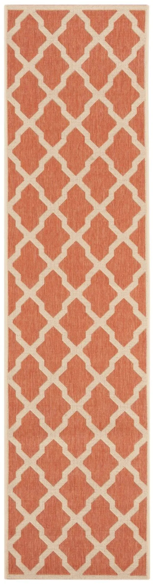 Safavieh Linden LND122P 6&7x22 x 6&7x22 Round Rust - Creme Area Rug