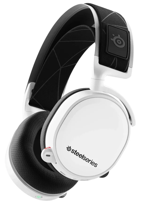SteelSeries Arctis 7 - Wireless Gaming Headset - DTS Headphone:X V2.0 Surround for PC and PlayStation 4 - White [2019 Edition]
