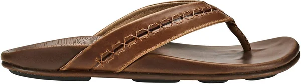 Olukai Honoli&i Sandals - Men's Toffee/Toffee - 10