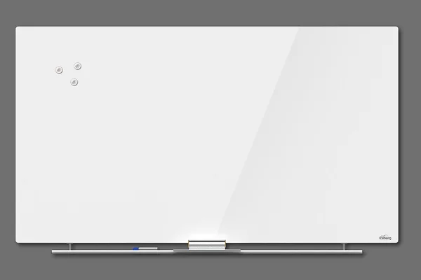 Iceberg 31194 42 x 74 in. Clarity Magnetic Glass Dry Erase Board
