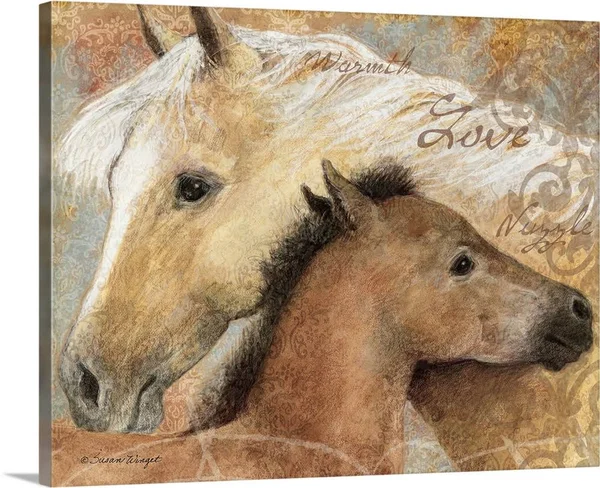 Horse and Foal, Canvas Wall Art, 30x24, Great Big Canvas