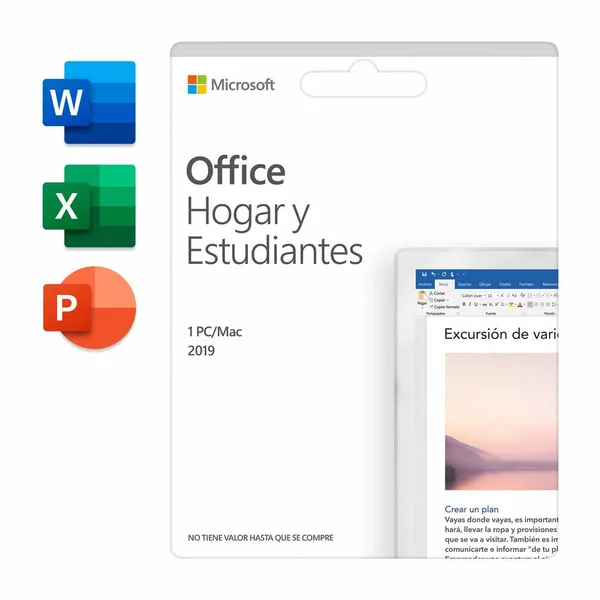 Microsoft Office 2019 Home & Student Microsoft 79G-05166 (Spanish)