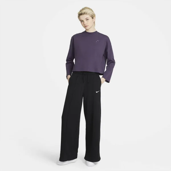 Nike Sportswear Women's Jersey Long-Sleeve Top in Purple, Size: Large, CZ3556-573