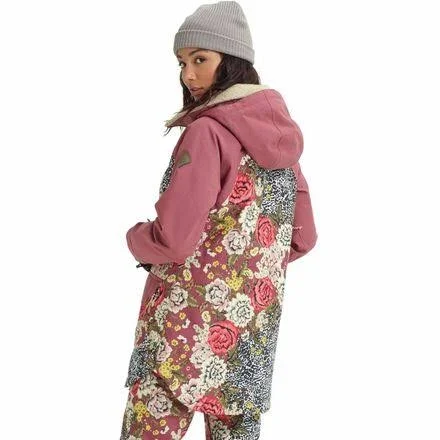 Burton Prowess Jacket - Women's Cheetah Floral/Rose Brown, Xs