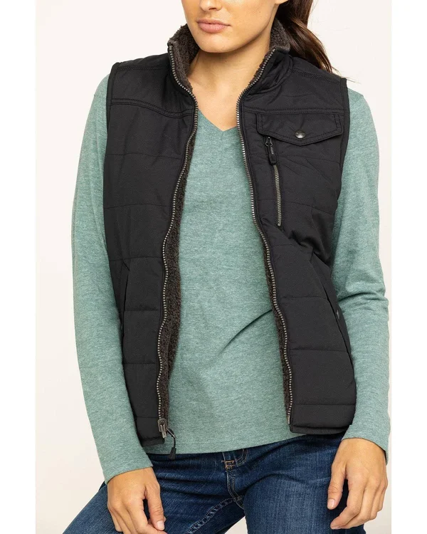 Carhartt Utility Sherpa Lined Vest, Women's Black