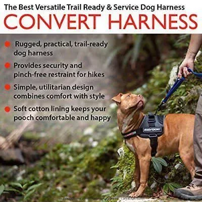 EzyDog Convert Trail-Ready Dog Harness - XX-Small, Blue