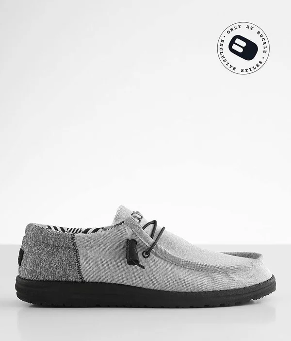Hey Dude Wally Funk Shoe - Grey US 8 - Men's