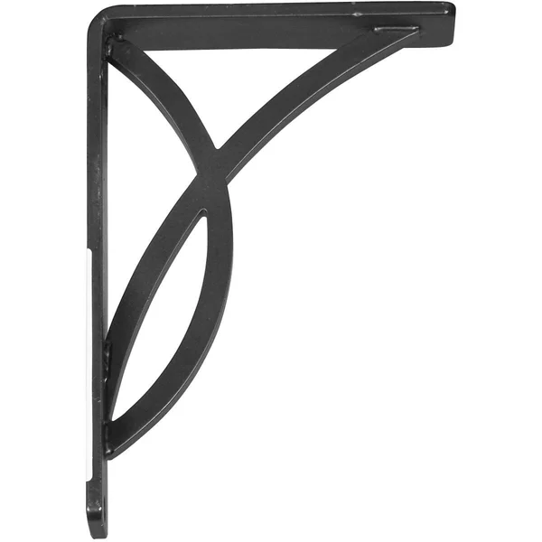Miller Wrought Iron Bracket Antiqued Silver 2x22W x 7 1/2x22D x 10x22H - (Triple Center Brace)