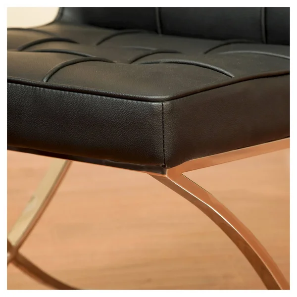 Milania Black Leather Dining Chairs by Christopher Knight Home (Milania Black Leather Dining Chairs (Set of 2))