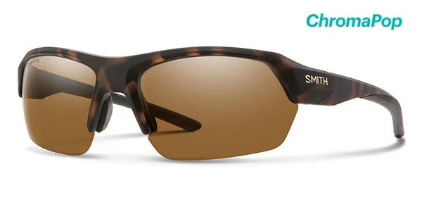 Smith Tempo Sunglasses Matte Tortoise, Polarized Brown