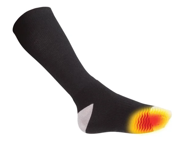 electrically Heated Socks and Warmer S, Black