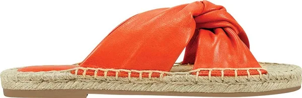 Aerosoles Paramus Women's Leather Slide Sandals - Size: 7.5, Orange