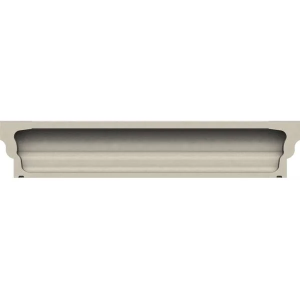 Ekena Millwork CRH06X157ST-1 157x22 Bottom Width x 161 3/4x22 Top Width x 6 1/4x22H x 1 3/4x22P Strickland Crosshead