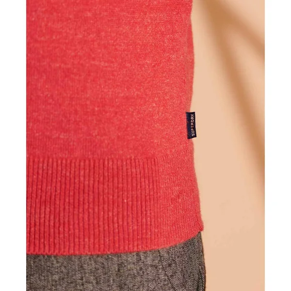 Superdry Orange Label Crew Jumper - Red - Crew Neck