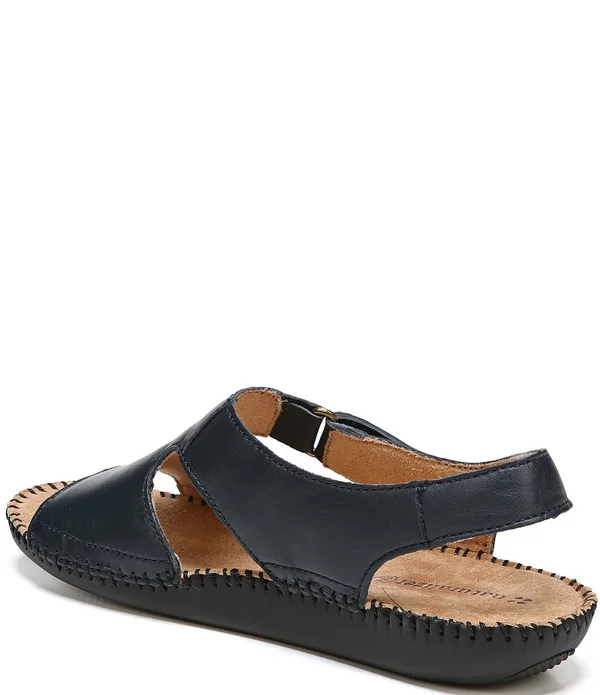 Naturalizer Scout Slingback Sandals - White Leather