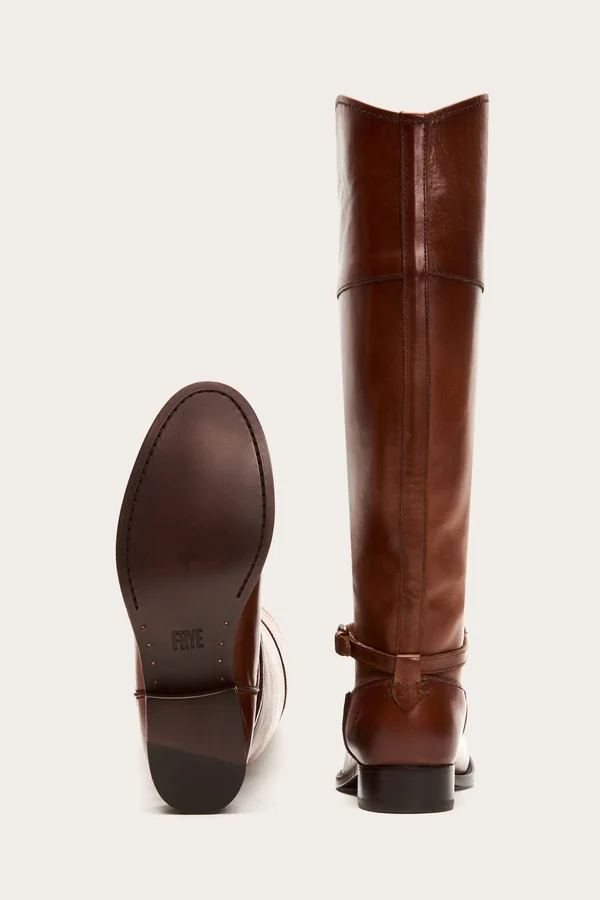 Frye Melissa Seam Tall Women's Pull-On Boots Cognac : 7 B