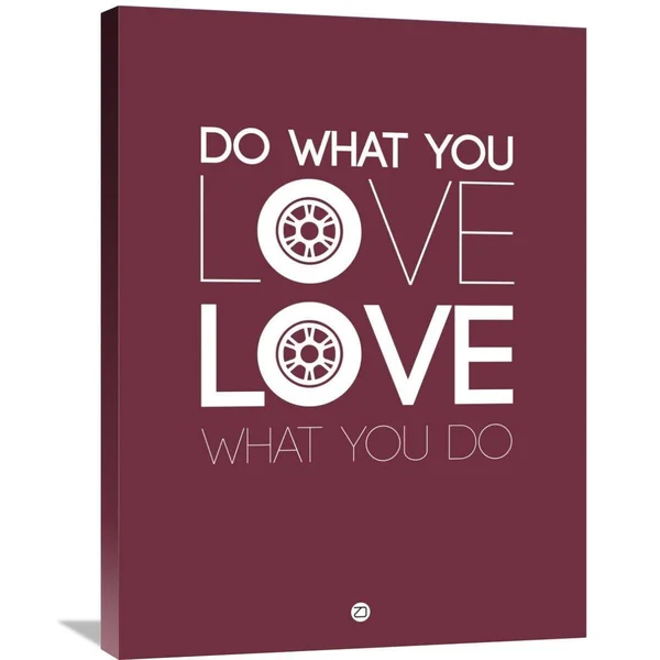 Naxart Studio 'Do What You Love, Love What You Do 7' Stretched Canvas Wall Art - 32 x 24
