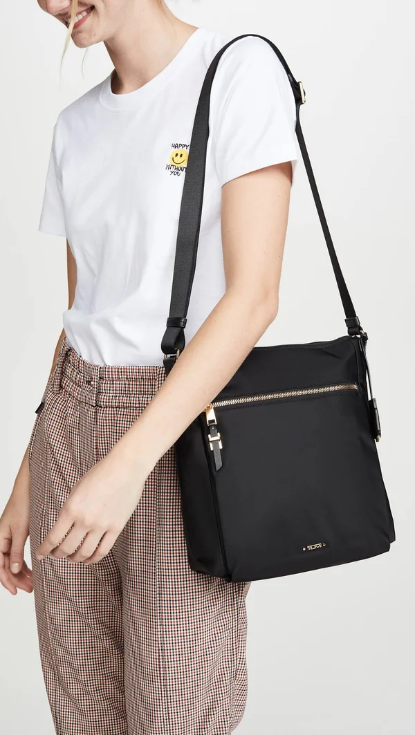 Tumi Black Voyageur Canton Crossbody Bag